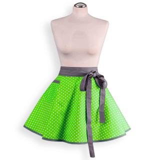 Zelená sukničková zástera